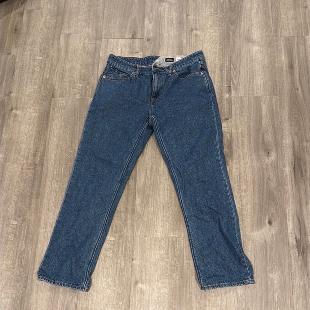 Volcom Blue Straight Leg Jeans